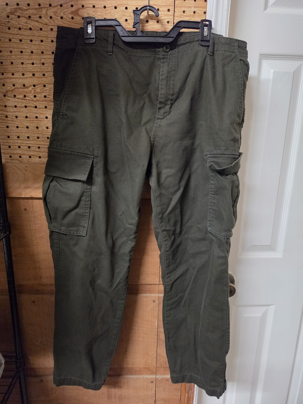 Zara Olive Green Utility Cargo Pants
